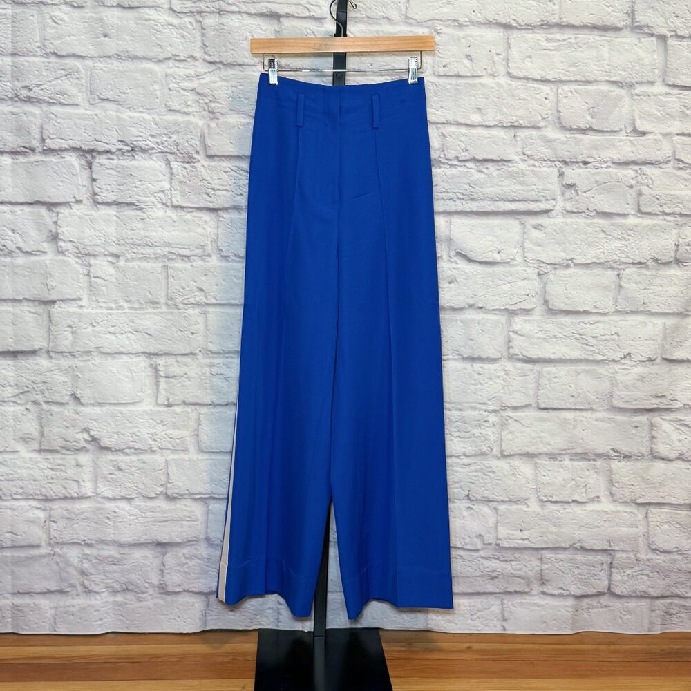 Racil Cobalt Blue Wide Leg Tuxedo Pants